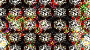 Raster deseni. Süslü kumaş deseni. Çiçekli çiçek deseni, suluboya..