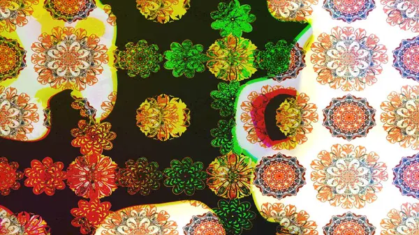 Raster Hip kumaş deseni. Kusursuz Vintage Çiçek Deseni.