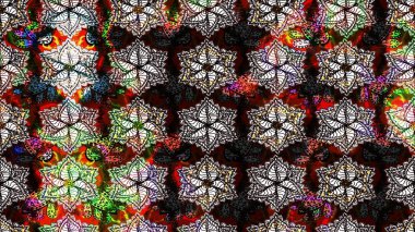 Raster. Güzel suluboya çiçekler, parlak resim ilham verici siyah ve kahverengi çiçek desenli eskiz arka plan.