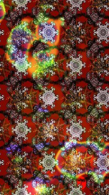 Kabile sanatı boho baskısı, klasik çiçek arkaplanı. Soyut etnik raster çizim kalıbı. Arkaplan dokusu, duvar kağıdı, çiçek teması.