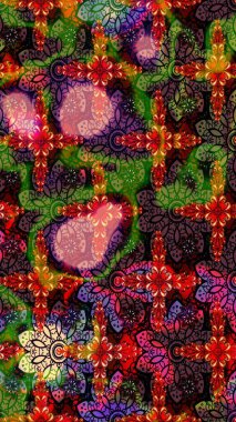 Kahverengi ve siyah renkli çiçekler. Renkli Yaz Temalı eskiz kalıbı. Çiçekli eskiz çizimi. Düz Çiçek Elementleri Tasarımı.