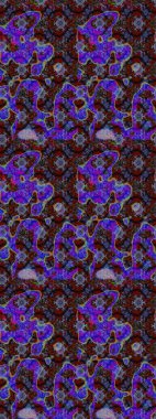 Doğum günü kartı ya da düğün davetiyesi. Mor ve kahverengi renklerde. Çiçek arkaplan. Çiçekli tebrik kartı. Suluboya çiçek buketi. Raster illüstrasyonu.