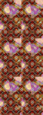 Düz Çiçek Elementleri Tasarımı. Renkli Bahar Teması eskiz kalıbı. Parlak arkaplan eskiz desenli çiçekli fantezi tasarımı.