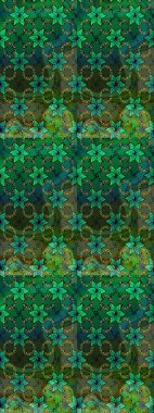 Renkli Bahar Teması eskiz kalıbı. Düz Çiçek Elementleri Tasarımı. Yeşil ve mavi renkte çiçekler. Sevimli çiçek raster deseni.