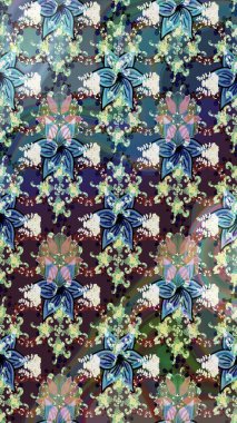 Tatil havası. Bahar mevsimi. Raster güzel bir çiçek deseni çizmiş. Nazik romantik baskı.