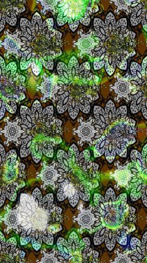 Gri ve yeşil lale çiçekli Raster eskiz deseni. Karşılama ya da düğün geçmişi olarak kullanılabilir. Paket kağıdı için en iyisi. Doğal kozmetik ürünleri, parfüm, çiçekçi dükkanı için bahar ihalesi tasarımı.