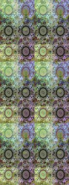 Tarafsız ve gri renklerde çiçekler. Raster illüstrasyonundaki çiçek desenli çizim. Renkli Yaz Temalı eskiz kalıbı. Düz Çiçek Elementleri Tasarımı.