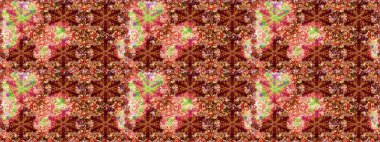 Doğum günü kartı ya da düğün davetiyesi. Çiçek arkaplan. Raster illüstrasyonu. Çiçekli tebrik kartı. Suluboya çiçek buketi. Kırmızı ve kahverengi renklerde.