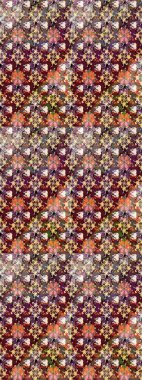 Kahverengi ve bej renkli çiçekler. Raster güzel bir çiçek deseni çizmiş. Nazik romantik baskı. Tatil havası. Bahar mevsimi.