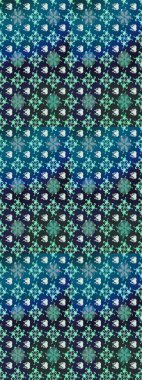 Küçük mavi ve gri renkte güzel bir besin torbası deseni, çiçekler. Tekstil, kumaş, kapaklar, duvar kağıtları, baskı, naylon, koleksiyon defteri, örgü, dekupaj için güzel bir eskiz. Millefleurlar.