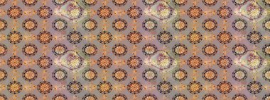 Raster deseni. Küçük çiçekte güzel bir desen var. Doğa. Çiçek kompozisyonu. - Gri ve bej çiçekler. Çiçek kolajı. Çiçek arka planı.