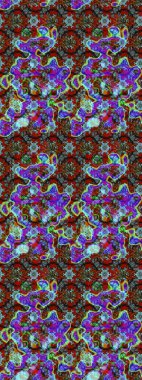 Eski usul küçük çiçekli şirin bir eskiz deseni. Raster illüstrasyonu. Moda arka planında parlak buketler. Kumaş, duvar kâğıdı ve kağıda yazdırmak için gelişen arkaplan.