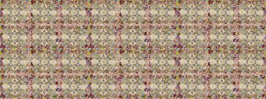 Nazik, narin çiçek arkaplanı. Çiçekli karalama şeklinde Raster çiçek deseni. Çiçekler bej ve nötr renklerde.