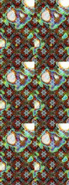 Raster illüstrasyonu. Çiçekli, yapraklı, çiçek desenli eskiz. El çizimi.