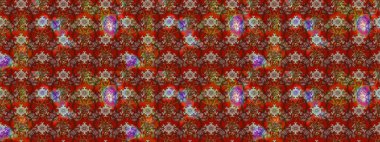 Kahverengi ve kırmızı renkte çiçekler. Elle boyanmış suluboya resim çizimi çiçekler ve bitkiler.