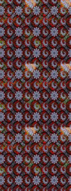 Küçük bir çiçekte eskiz deseni. Hoş bir çiçek geçmişi var. Güzel kumaş deseni. Raster illüstrasyonu.