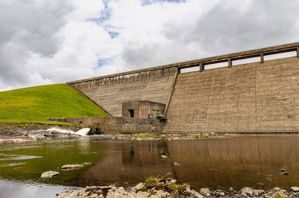 Cow Green water dam in Upper Teesdale, UK Yorkshire, England. Important water feature providing water for nearby towns.