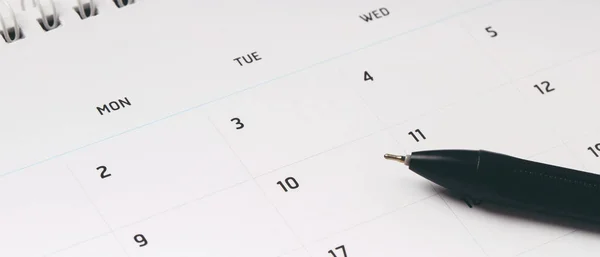 Calendário Mês Calendário Para Fazer Reunião Compromisso Gerenciar Calendário Cada — Fotografia de Stock