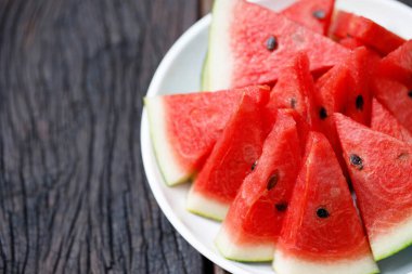Kırmızı karpuz meyve arkaplan resmi sağlıklı besinler açısından zengindir