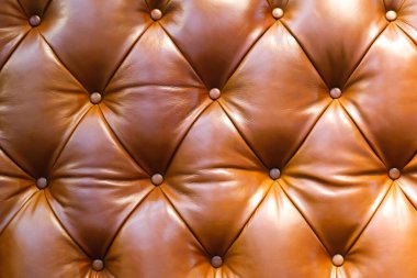 Vintage sofa button backrest of blue in texture. Wallpaper. for pattern and background.	