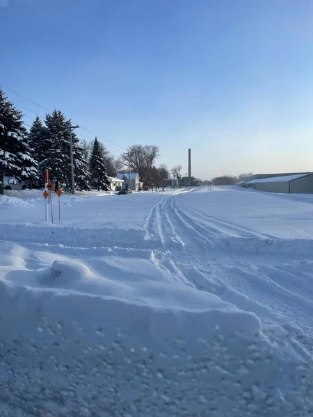 blanket of snow in Minnesota winter wonderland
