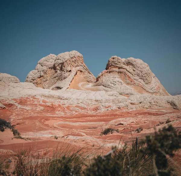 Biała Kieszeń Pomnik Narodowy Vermilion Cliffs Arizona Zdjęcie Zrobione Usa — Zdjęcie stockowe