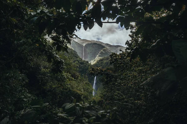 Carbet Waterfalls Guadeloupe Kis Antillák Karib Tenger Franciaország — Stock Fotó
