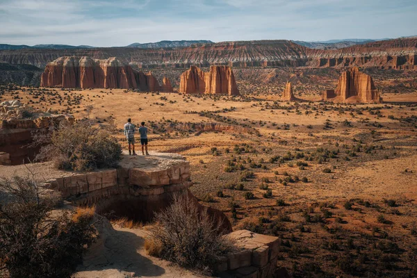 stock image Temple of the Sun in Capitol Reef National Park