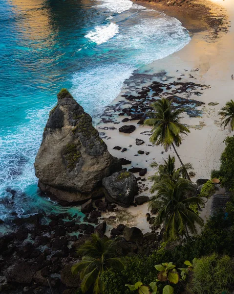 Εκπληκτική Θέα Στην Παραλία Diamond Που Λούζεται Από Μια Γαλαζοπράσινη — Φωτογραφία Αρχείου
