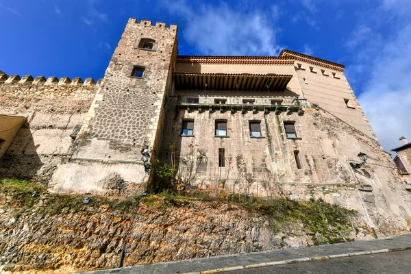 Casa Las Cadenas Uma Das Principais Fortalezas Segóvia Espanha — Fotografia de Stock