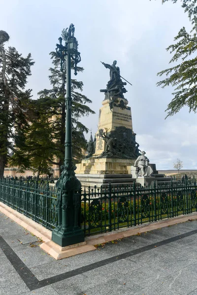 Monumento Los Heroes Del Mayo Segovia Hiszpania — Zdjęcie stockowe