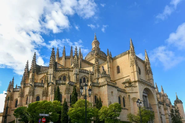 Alcazar Slott Segovia Spanien Det Ett Medeltida Slott Beläget Staden — Stockfoto