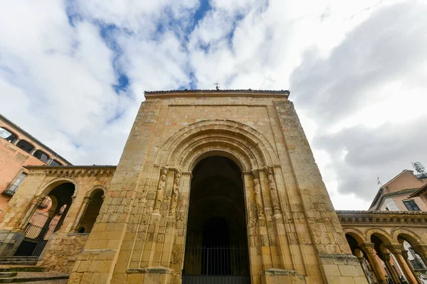 View of Saint Martin church, Iglesia de San Martin, in Segovia, Spain