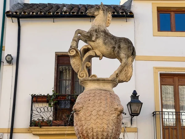 stock image Plaza del Potro is a square in the historic center of Cordoba, Spain, and dates back to the XVI century.