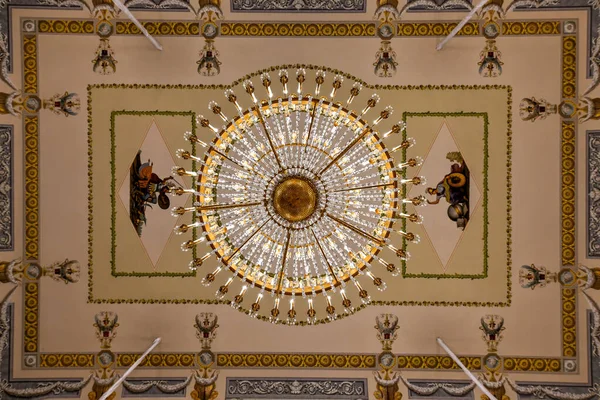 Szentpétervár Oroszország December 2021 Konstantinovsky Palace Nemzeti Kongresszusi Palota Szentpéterváron — Stock Fotó