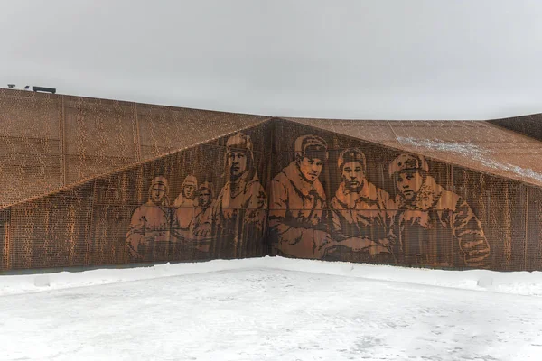 Rzhev Rússia Dezembro 2021 Memorial Rzhev Soldado Soviético Dedicado Batalhas — Fotografia de Stock