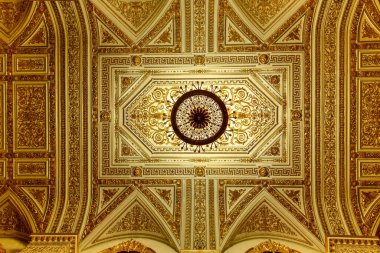 Saint Petersburg, Rusya - 25 Aralık 2021: Saint Petersburg, Rusya 'da bir sanat ve kültür müzesi olan State Hermitage Museum' un içi.