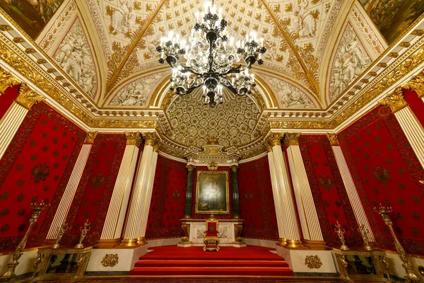 San Petersburgo Rusia 2021 Interior Del Museo Estatal Del Hermitage — Foto de Stock