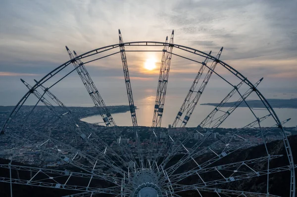 View Carousel Wheel Park Olimp Gelendzhik Russia — Stock Photo, Image