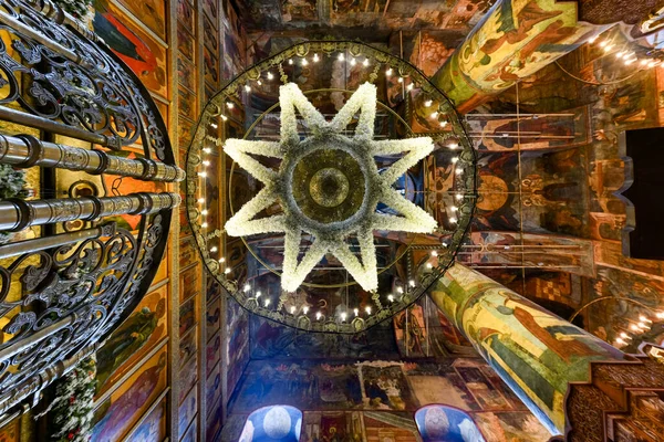 Moscow Russia Jan 2022 Cathedral Candlemas Theotokos Vladimir Sretensky Monastery — стокове фото