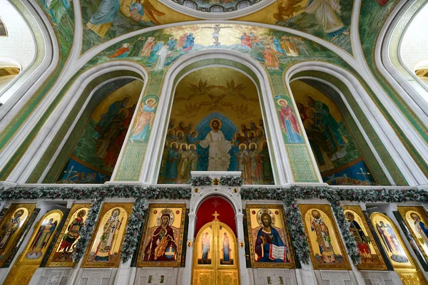Moscú Rusia Enero 2022 Los Nuevos Mártires Confesores Iglesia Ortodoxa —  Fotos de Stock