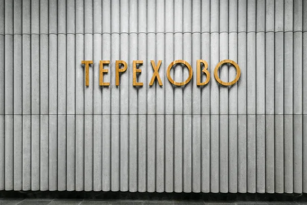 Moscow Russia Jan 2023 Terekhovo Metro Station Moscow Russia — Stock Photo, Image