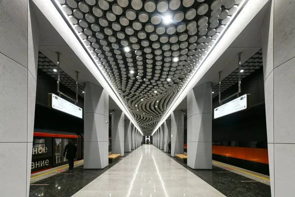 Moskwa Rosja Stycznia 2023 Stacja Metra Puszkina Moskwie Rosja — Zdjęcie stockowe