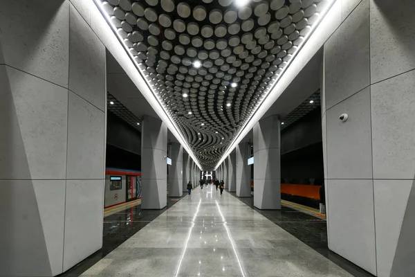 Moskau Russland Januar 2023 Metrostation Woronzowskaja Moskau Russland — Stockfoto