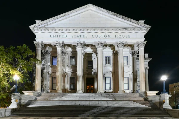 United State Custom House Het Centrum Van Charleston South Carolina — Stockfoto