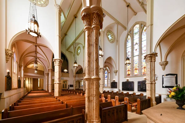 Savannah Gruzja Lutego 2023 Kongregacja Mickve Israel Jest Jednym Najstarszych — Zdjęcie stockowe
