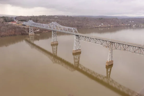 Hudson Nehri Kaplayan Rip Van Winkle Köprüsü Nün Catskill New — Stok fotoğraf