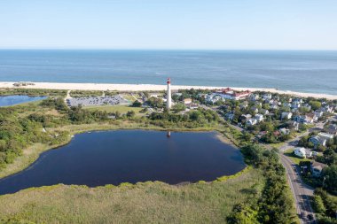 Cape May Eyalet Parkı 'nın New Jersey Cape May' deki hava manzarası.