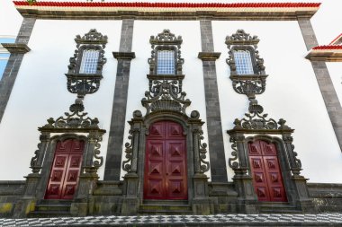 Portekiz, Ponta Delgada 'daki Santa Clara Tarikatı' ndan Nossa Senhora da Conceio manastırının bir parçası.. 