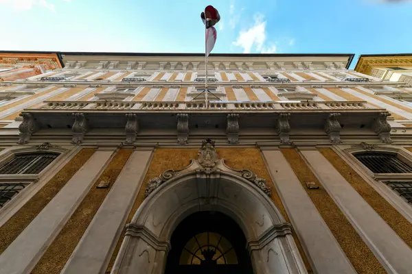 Палаццо Дориа Палаццо Андреа Джио Батта Феола Дворец Расположенный Виа — стоковое фото